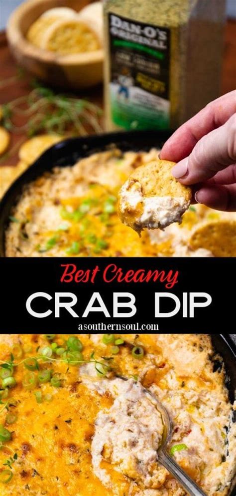 Easy Hot Crab Dip Hot Crab Dip Crab Dip Crab And Spinach Dip Recipe