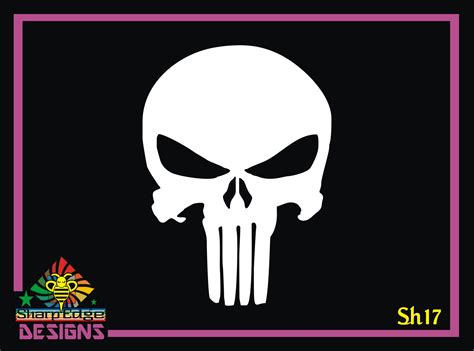 The Punisher Skull Vinyl Decal