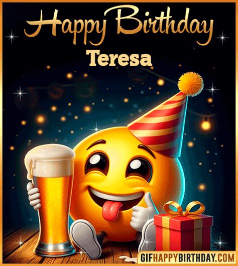 happy birthday teresa gif images