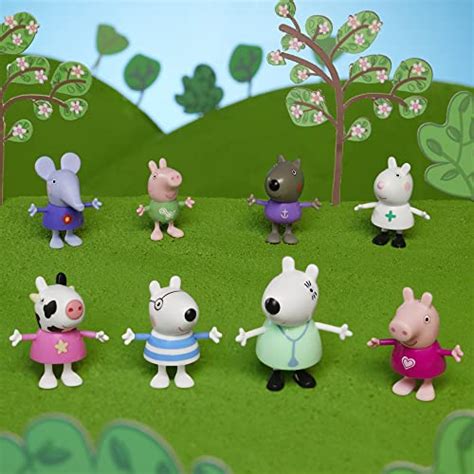 Peppa Pig Dr. Polar Bear Calls On Peppa and Friends Figure Pack, Includes 8 Figures, Preschool ...