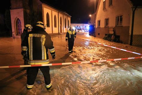 Unwetter im Kreis Bamberg Überflutungen nach Starkregen Bildergalerie