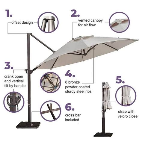 cantilever umbrella how to open