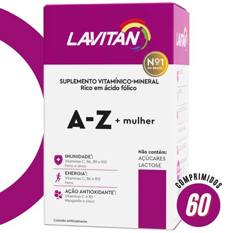 Lavitan Az Mulher Suplemento Feminino Completo Multi Vitaminas