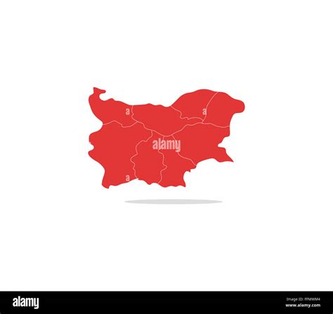 bulgaria map with regions Stock Photo - Alamy