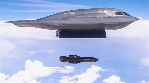 Northrop Grumman B 2 Spirit Dropping The Gbu 57 Massive Ordnance