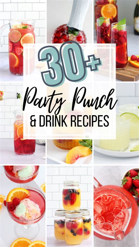 30+ Punch Recipes Perfect for Parties - One Sweet Appetite