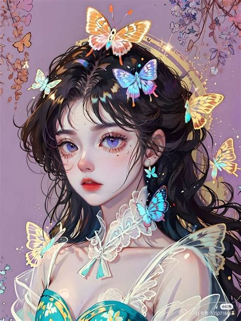 Pin by ℝ𝕚𝕟𝕟𝕖 on LIFE PUZZLES Cute kawaii girl Digital art girl