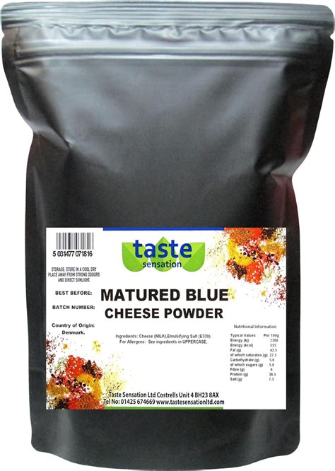 Mature Blue Cheese Powder 500g Resealable Pouch Uk Grocery