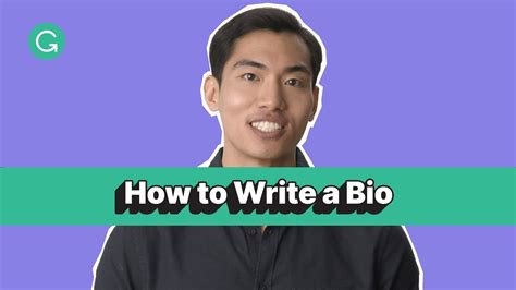 How To Write A Bio Helpful Tips Youtube