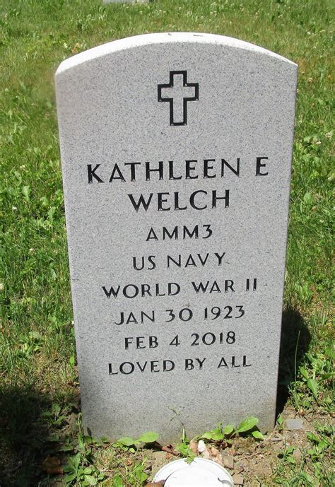 Kathleen E Welch 1923 2018 Mémorial Find A Grave