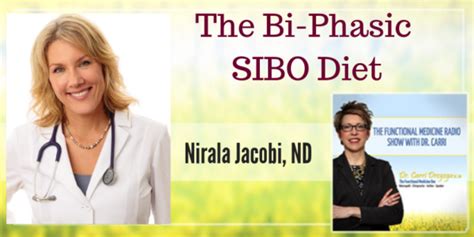 The Bi Phasic Sibo Diet With Dr Nirala Jacobi The Functional Medicine Radio Show With Dr Carri