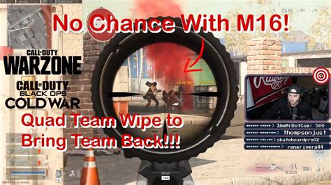 M16 Quad Team Wipe Then Revive Teammates Call Of Duty Black Ops