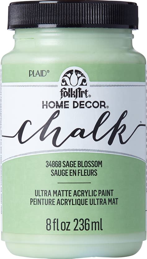 Folkart Home Décor Chalk Acrylic Craft Paint Sage Blossom Ultra Matte