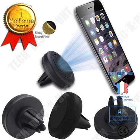 Td Support T L Phone Magn Tique Universel Pour Voiture Compatible