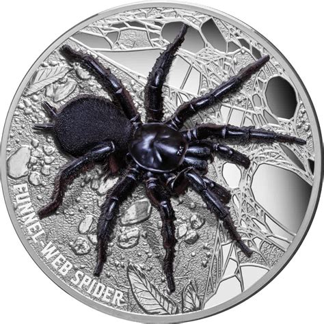 Dollars Charles Iii Funnel Web Spider Niue Numista