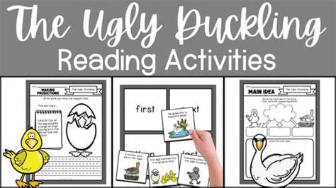 The Ugly Duckling Comprehension Activities For Your Reading Centers