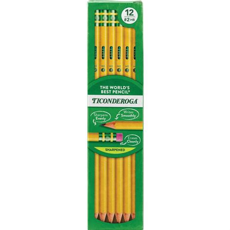 Ticonderoga Pre Sharpened No 2 Pencils