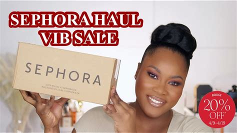 Sephora Vib Sale Haul Spring Savings Event Youtube