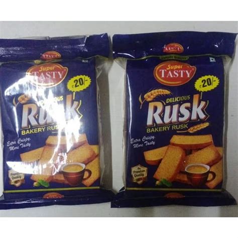 Super Tasty Buttermilk Gm Suji Rusk Packaging Type Packet