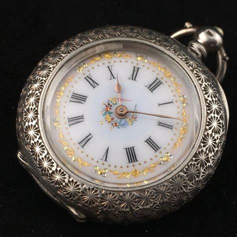 Silver Pocket Watch Richly Engraved No Reserve Price Catawiki