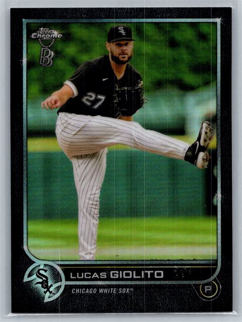 Topps Chrome Ben Baller Edition Lucas Giolito Near Mint Or