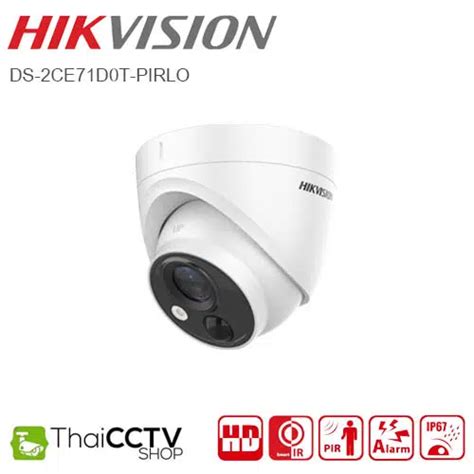 Ds Ce D T Pirlo Hikvision Mp Cctv Camera By Thaicctvshop