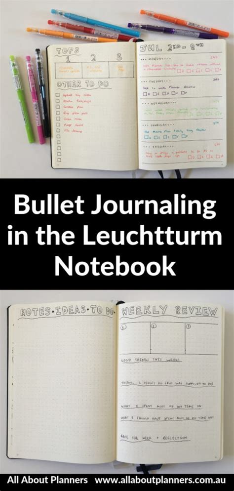 Bullet Journaling In The Leuchtturm Dot Grid Notebook