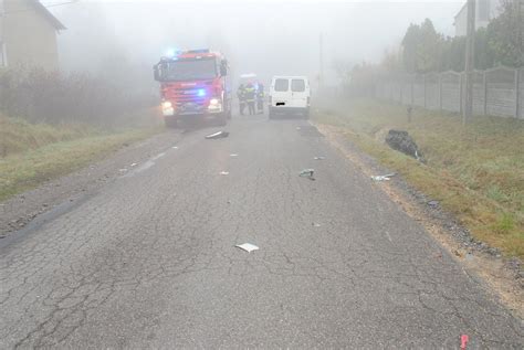 Nie żyje 11 letni chłopiec Wjechał motorowerem pod auto Dramatyczny