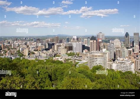 Skyline of Montreal Stock Photo - Alamy