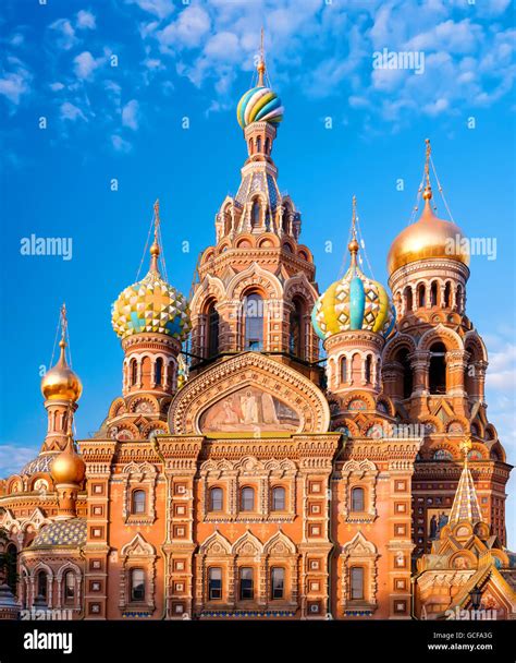 Church Of The Resurrection Savior On Spilled Blood St Petersburg