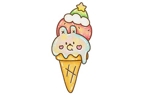 Ice Cream Png File Cute Clip Art Graphic By Wangtemplates · Creative Fabrica