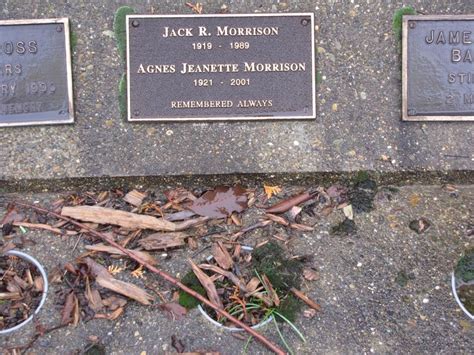 Agnes Jeanette Nessie Jones Morrison Find A Grave Memorial