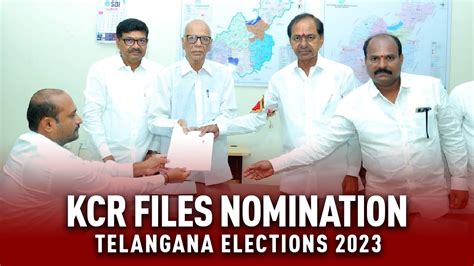 Telangana Elections 2023: CM KCR Files His Nomination Today In Gajwel ...