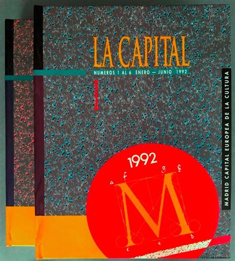 La Capital Revista Madrid Capital Europea De La Cultura Dos Tomos