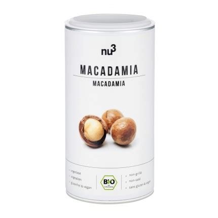 nu3 Bio Macadamia Nüsse Ungesalzen Raw bei nu3