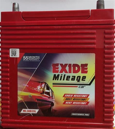 Exide Mileage Ah Ml B L Car Battery At Rs Exide Mileage Car