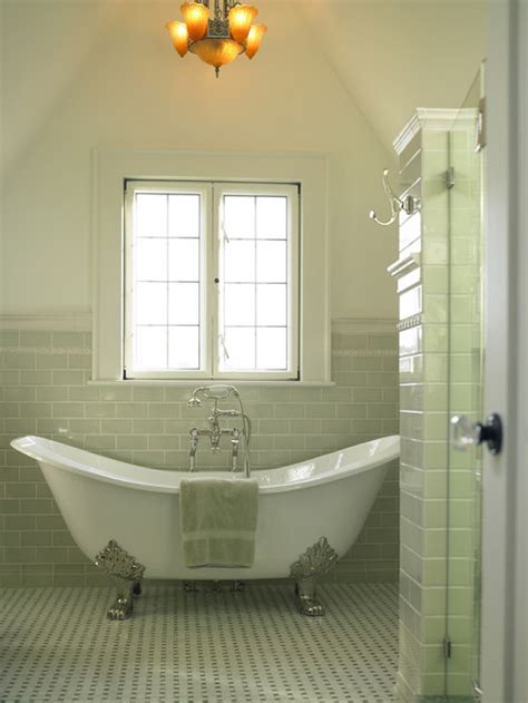 Grey And Green Bathroom | Houzz