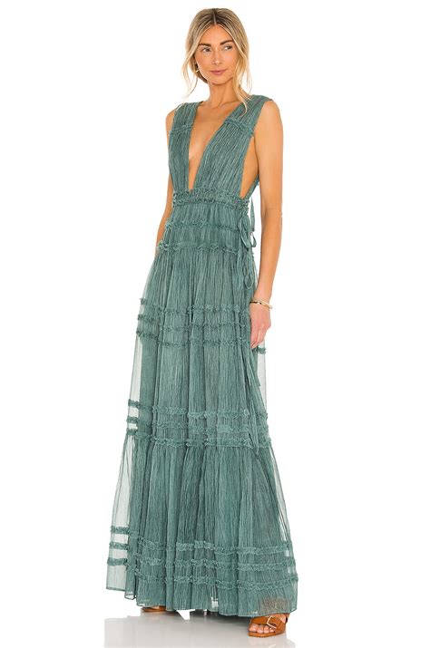 Ulla Johnson Fiona Gown In Adriatic Revolve