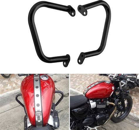 Amazon Tct Motorparts Black Engine Guard Crash Bar Fit For Triumph