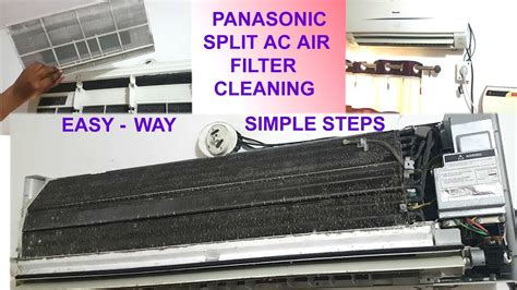 Panasonic Air Conditioner Filter Remove And Cleaning Easy Way ஈசி