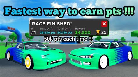 Roblox Car Dealership Tycoon Fastest Way To Earn Pts For Drift