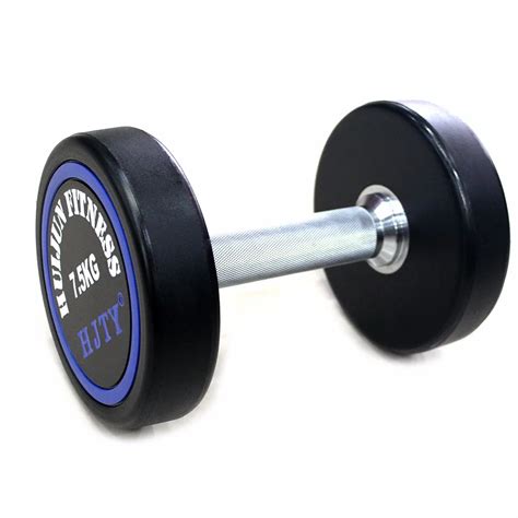 Pu Dumbbell 10kg Wholesale Gym Pu Dumbbell Set With Chrome Handle