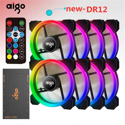 Aigo Dr Computer Case Pc Cooling Fan Light Bar Rgb Adjust Led Mm