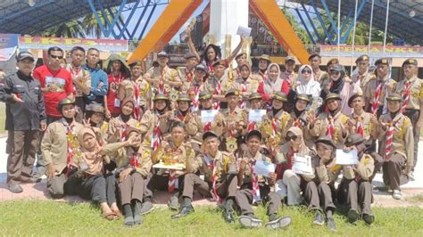 Pramuka MAN 1 Bulukumba Raih Juara Umum III LKP3 Di Sinjai