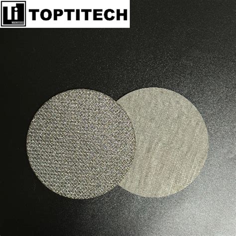 100 Microns Porous 304 316l Ss Stainless Steel Sintered Wire Mesh Filter Disc Customized