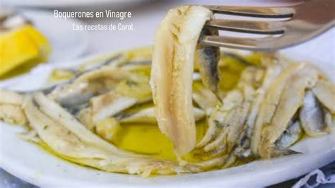 Boquerones En Vinagre Las Recetas De Carol