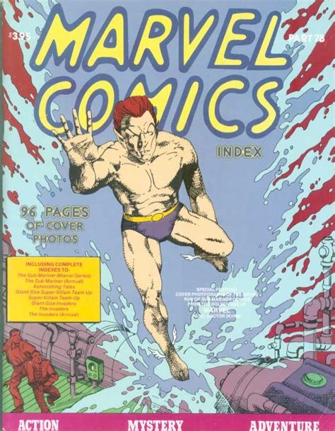 Marvel Comics Index B Heroes From Tales To Astonish Book Sub