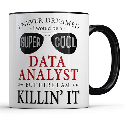 Data Analyst Gift For Statistician Super Cool Data Analyst Mug For Men