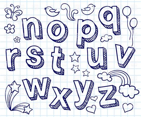 Hand Lettering Drawing Hand Drawn Fonts Hand Lettering Alphabet | Hot Sex Picture