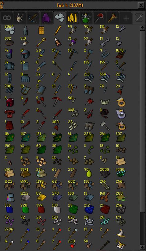 1 - 95 slayer loot tab. : BankTabs